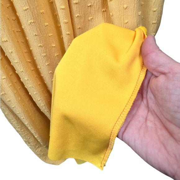 Alvina yellow maxi dress, 42 (M),embroidered flowers, tassels Modern Boho Pretty - Picture 7 of 11